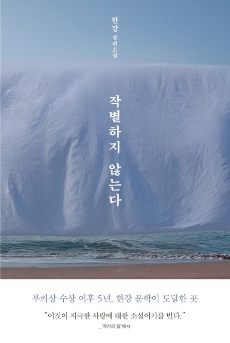 작별하지 않는다 한강 장편소설